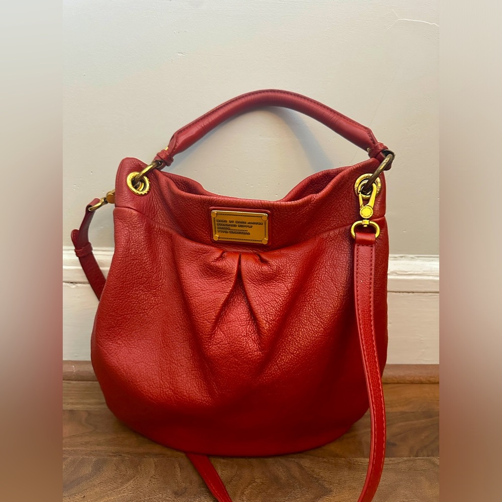 MARC BY MARC JACOBS Leather Q Hiller  Hobo Bag